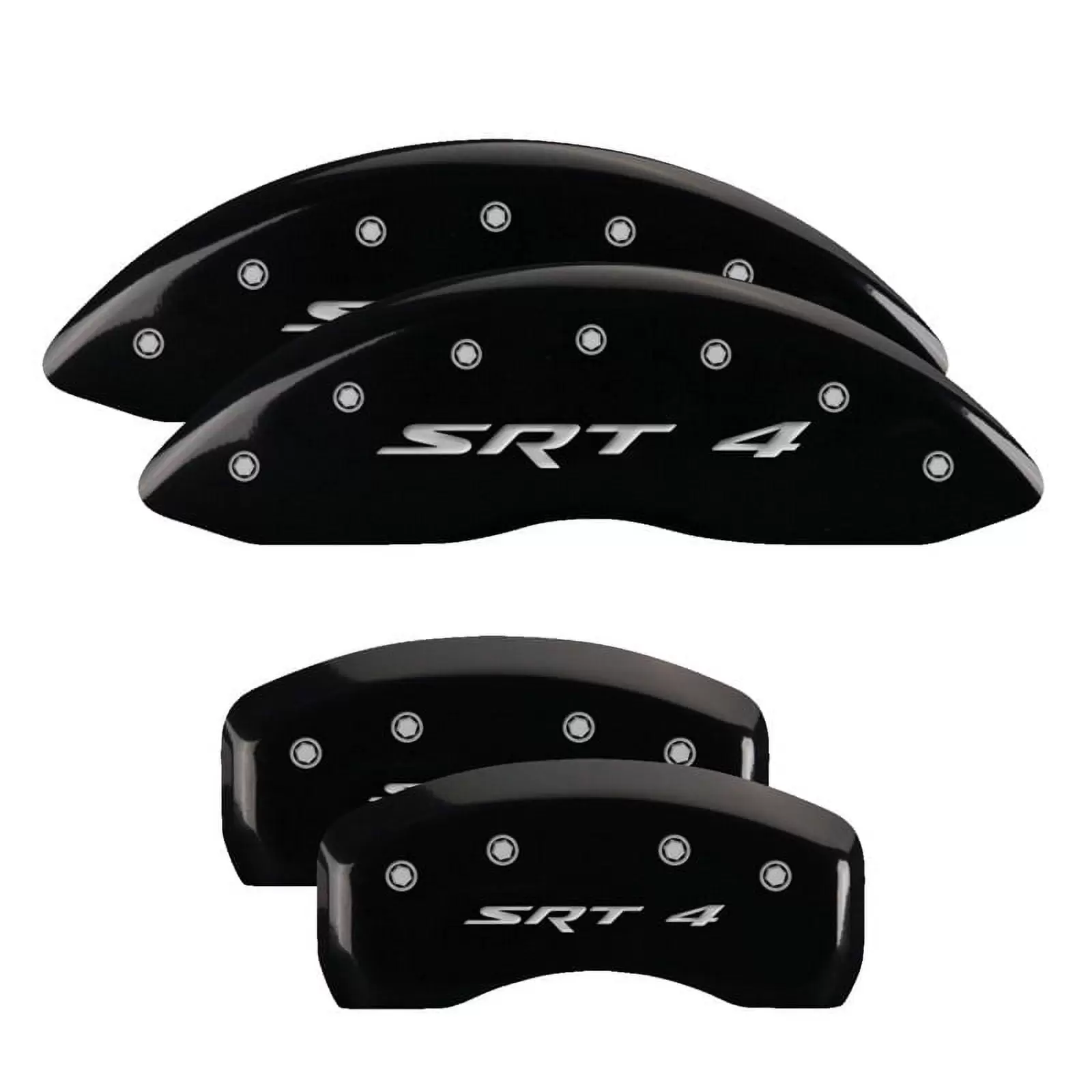 MGP 4 Caliper Covers Engraved Front & Rear C6/Corvette Black finish silver ch Fits select: 2005-2008 CHEVROLET CORVETTE. 2009 CHEVROLET CORVETTE GT1