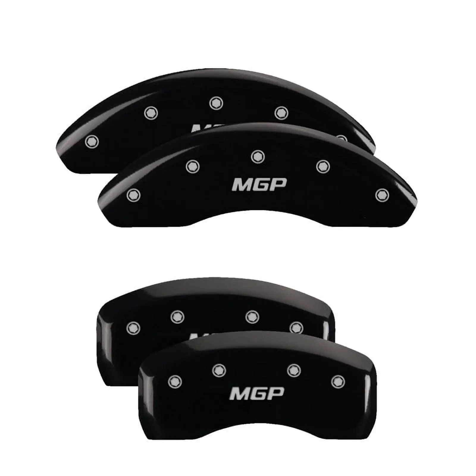 MGP 4 Caliper Covers Engraved Front & Rear MGP Black finish silver ch Fits select: 2010-2017 MERCEDES-BENZ SPRINTER 2500