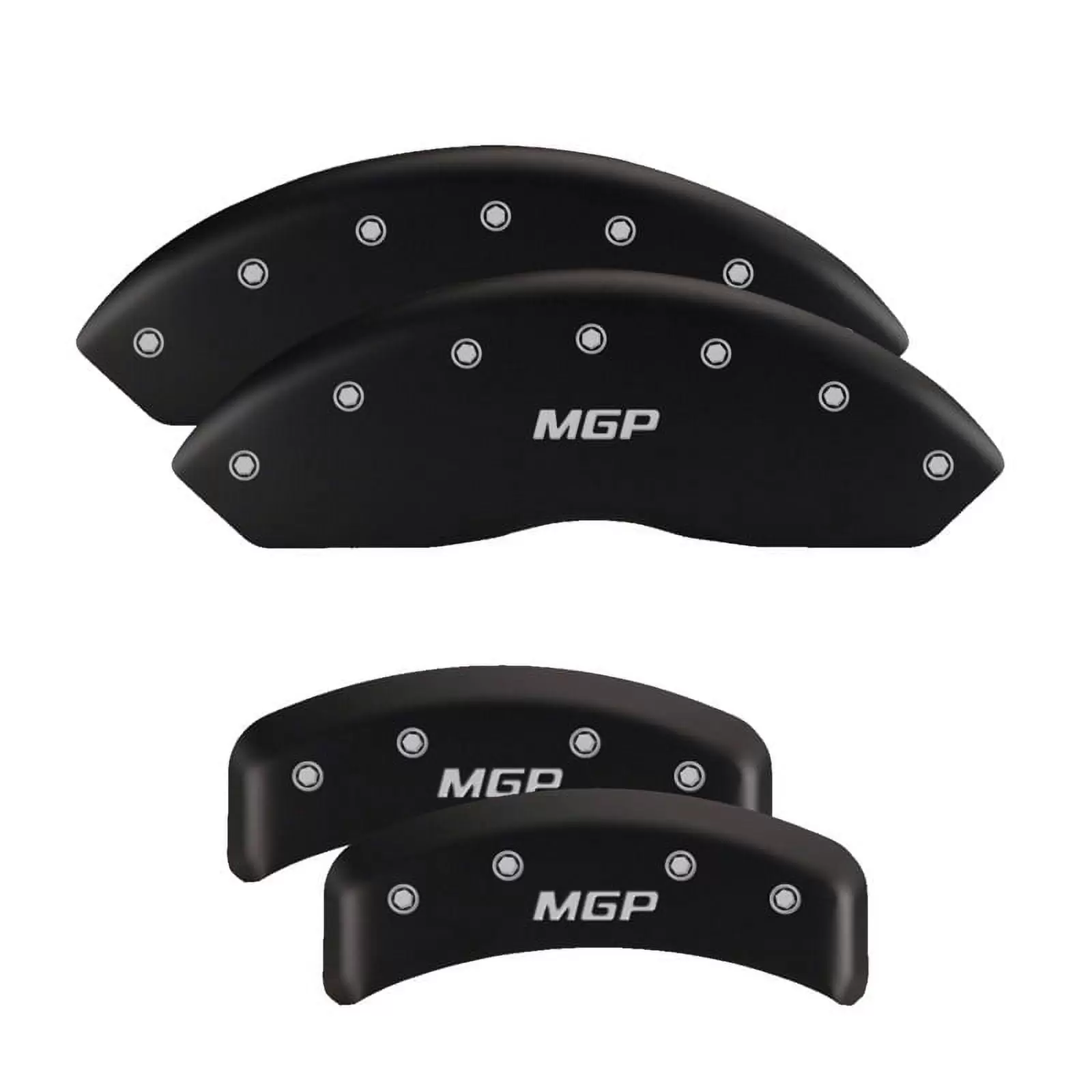 MGP 4 Caliper Covers Engraved Front & Rear MGP Red finish silver ch Fits select: 2012-2015 CHEVROLET CAMARO ZL1