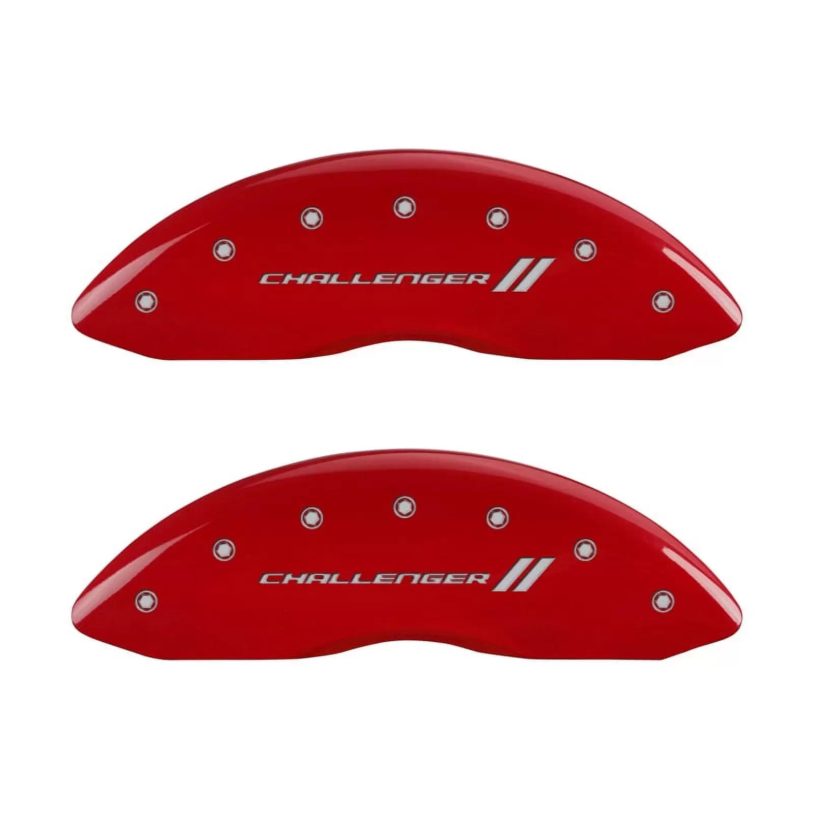 MGP Caliper Covers 12162SCL1RD Challenger Logo - Red Powder Coat - Set of 4 Fits select: 2016-2019 DODGE CHARGER SXT. 2012-2019 DODGE CHALLENGER SXT