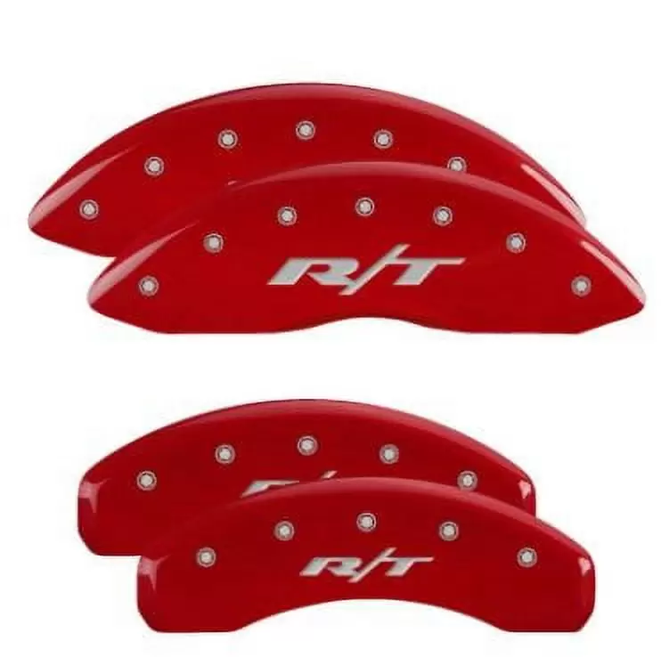 MGP Caliper Covers 12204SRT1RD R/T Script Logo - Red Powder Coat - Set of 4 Fits select: 2017-2019 DODGE DURANGO GT. 2014-2016 DODGE DURANGO LIMITED