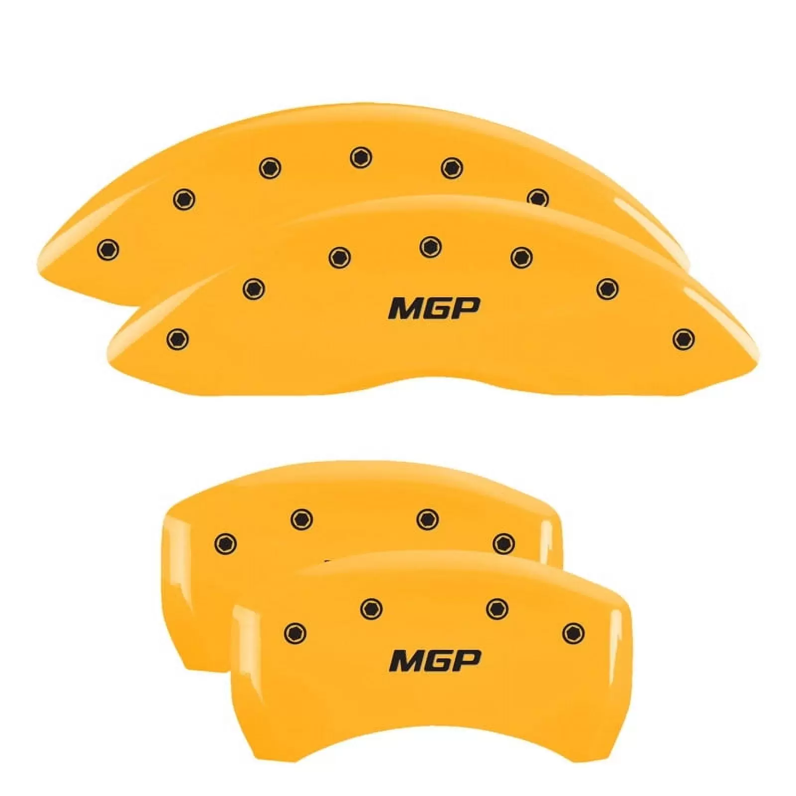 Mgp Caliper Covers 11221Smgpyl Mgp Yellow Powder Coat Finish. Black Characters.