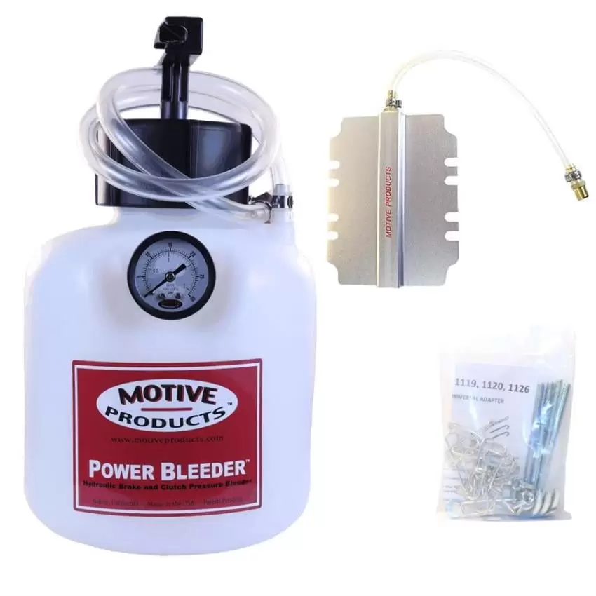 Motive Products 0105 Pressure Brake Bleeder. Square Master Cylinders