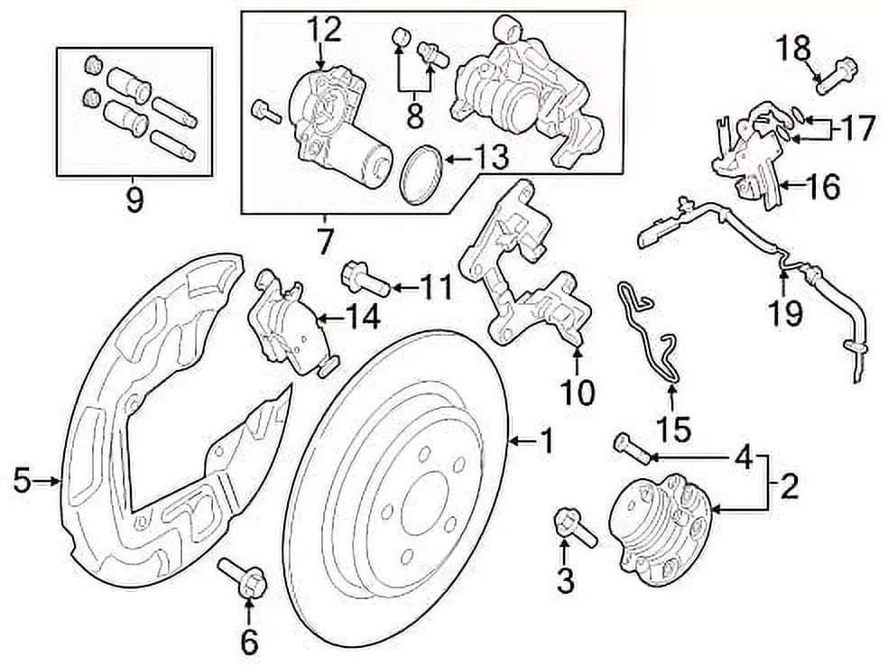 Motorcraft Disc Brake Pad Set BRF-1474 Fits select: 2017-2019 FORD ESCAPE. 2017-2018 FORD FUSION