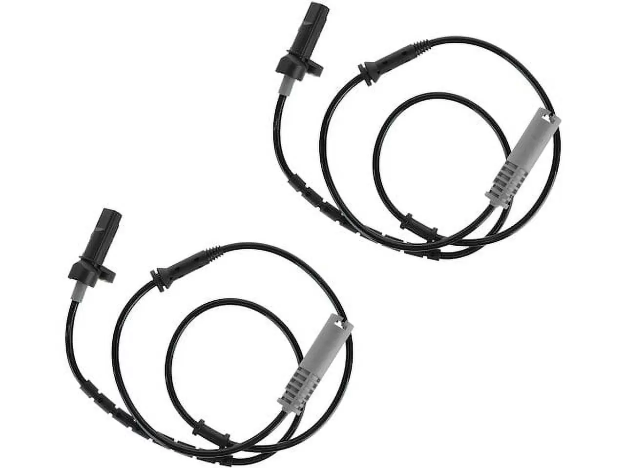 Rear ABS Wheel Speed Sensor Set 2 Piece - Compatible with 1997 - 1999 BMW 740iL 1998