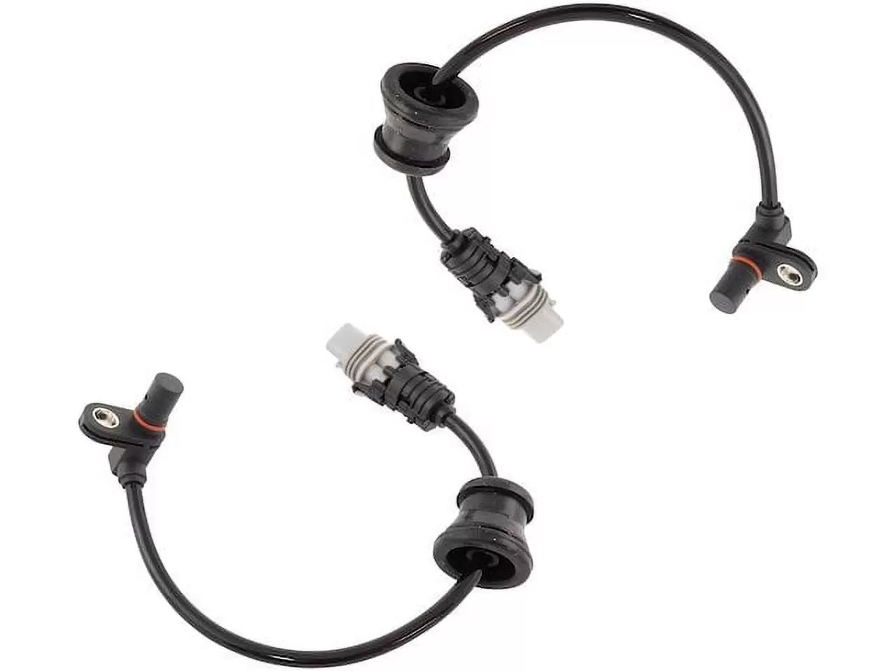 Rear ABS Wheel Speed Sensor Set 2 Piece - Compatible with 2007 - 2009 Chevy Equinox 2008