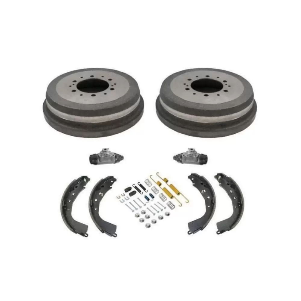 Rear Brake Drums Brake Shoes Wheel Cylinders Hardware For 4Runner Tacoma Tundra Fits select: 2006 TOYOTA TUNDRA DOUBLE CAB SR5. 2003-2005 TOYOTA TUNDRA ACCESS CAB SR5