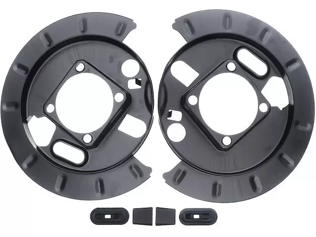 Rear Brake Dust Shield Set 2 - Compatible with 1999 - 2006 Chevy Silverado 1500 2000 2001 2002 2003 2004 2005