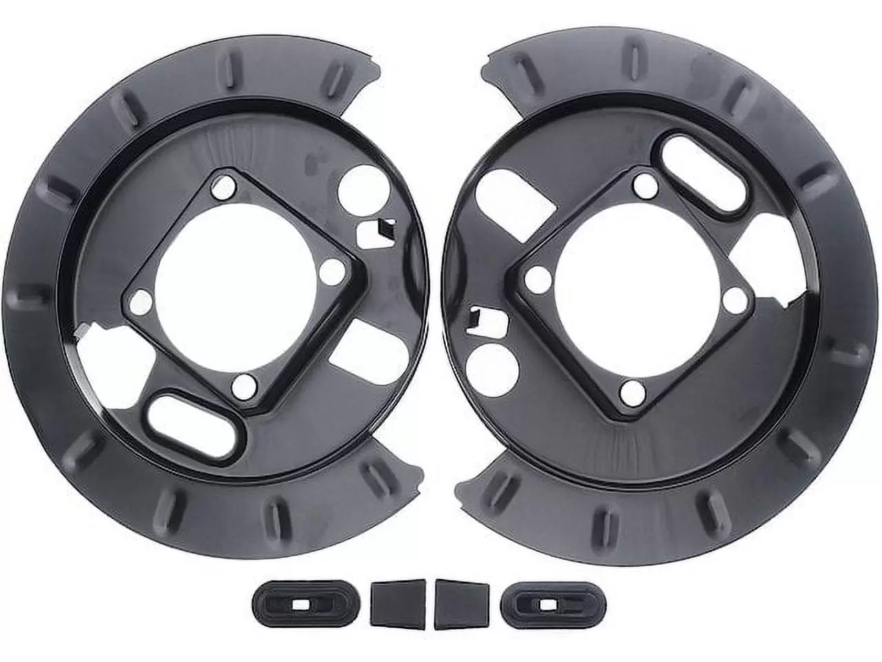 Rear Brake Dust Shield Set 2 - Compatible with 2000. 2002 - 2006 Cadillac Escalade Base 2003 2004 2005