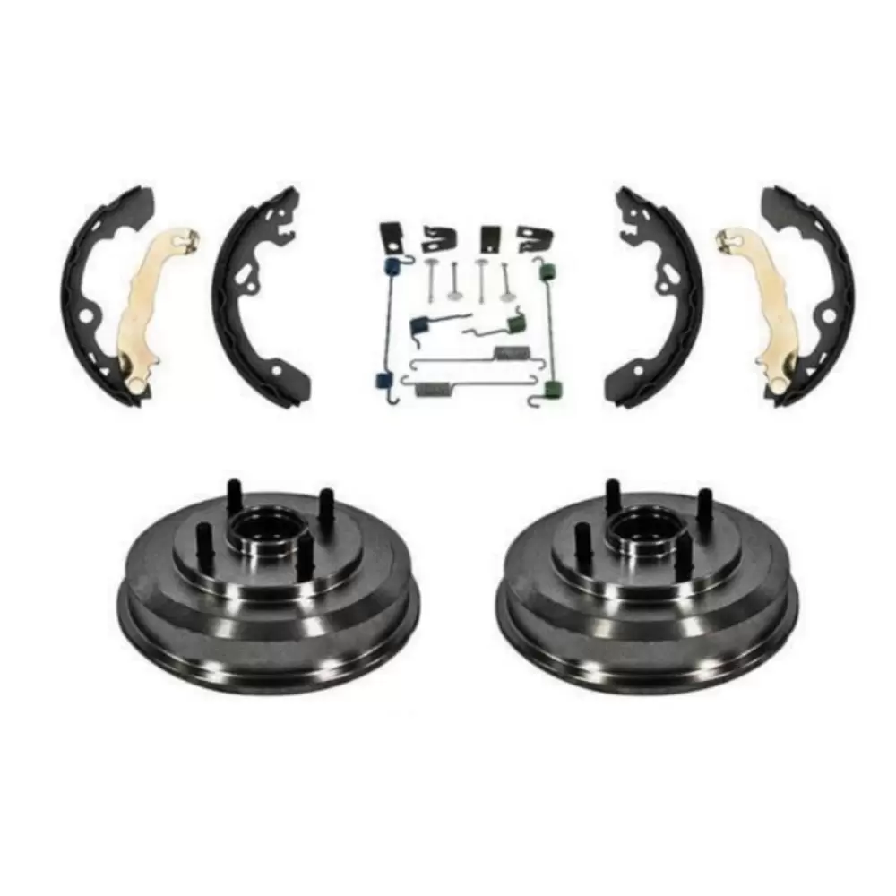 Rear Drums with Bearing Brake Shoes & Hardware For Ford Focus REF# B747 Fits select: 2005-2006 FORD FOCUS ZX4. 2007 FORD FOCUS ZXW/S/SE/SES