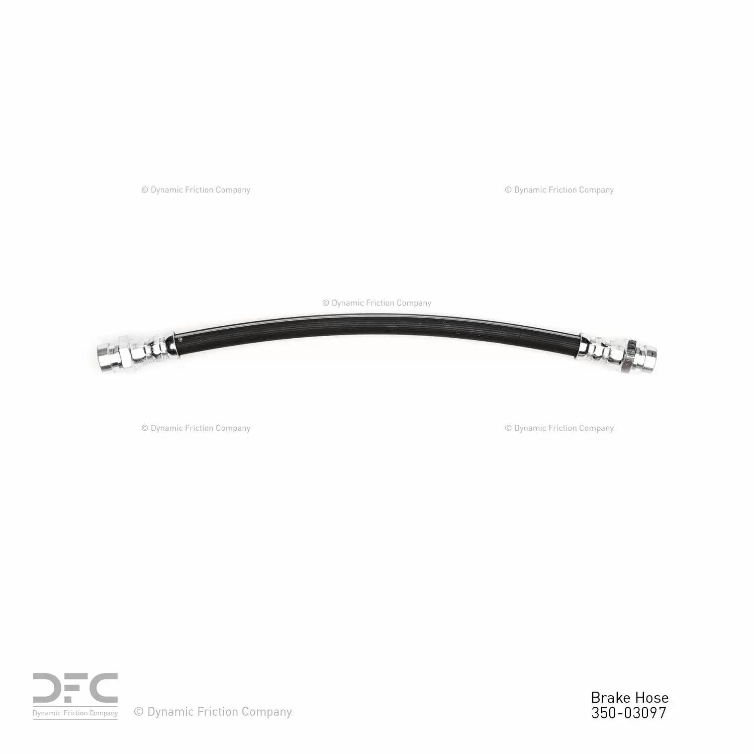 Rear Dynamic Friction Company Brake Line Hose 350-03097 For 2001 Hyundai Santa Fe