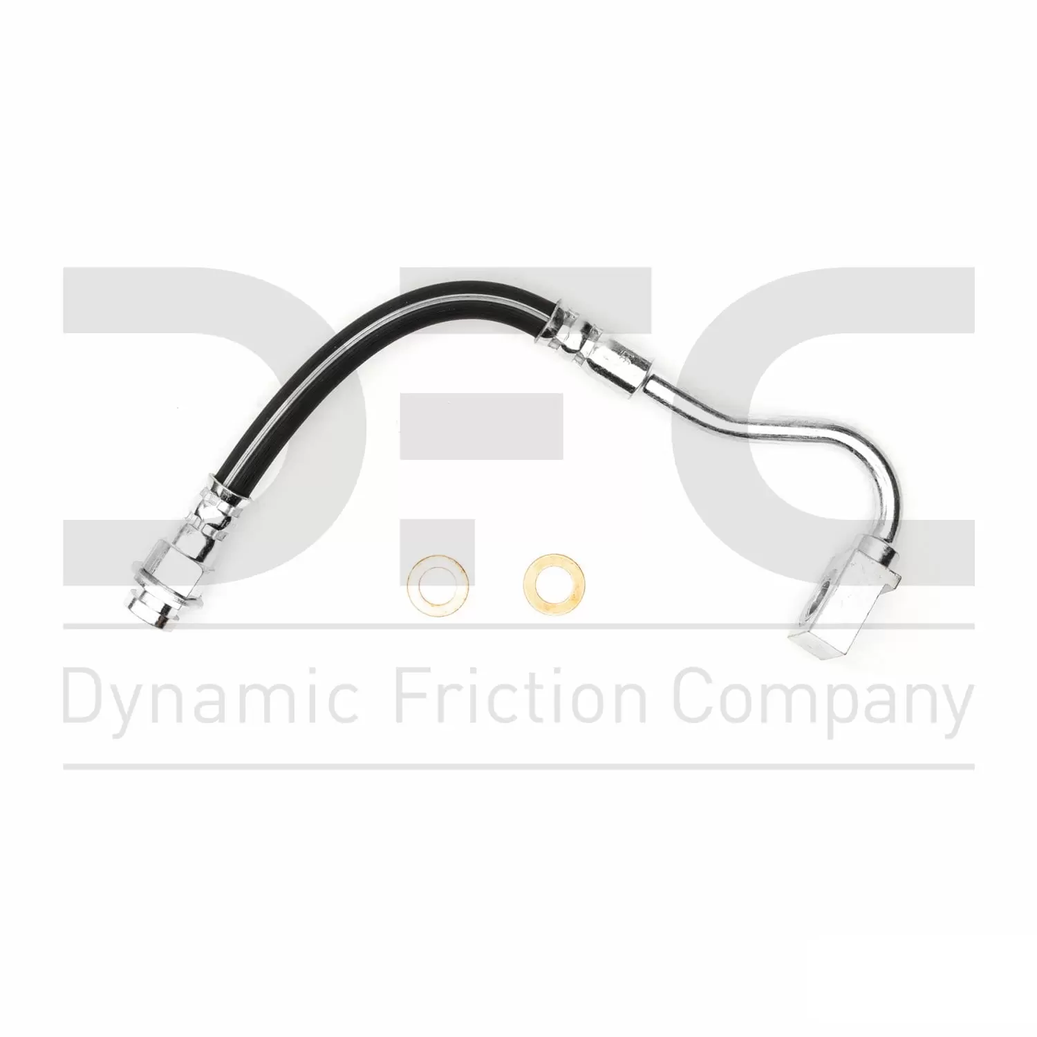 Rear Lower Dynamic Friction Company Brake Line Hose 350-47363 For 1976-1978 GMC P35. 1976-1984 Chevrolet P30. 1979-1984 GMC P3500