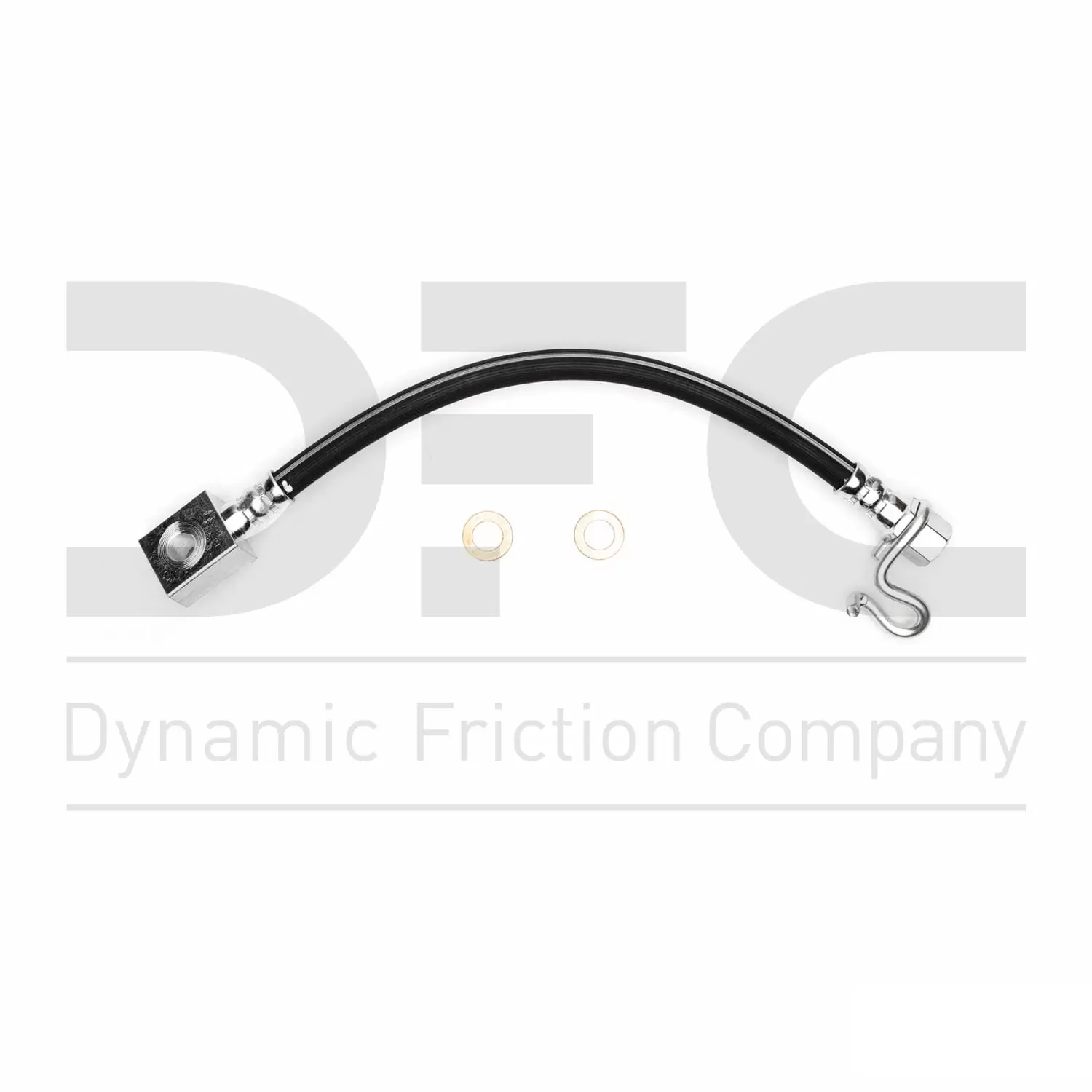 Rear Lower Left Dynamic Friction Company Brake Line Hose 350-54616 For 2005-2008 Ford F-150. 2006-2008 Lincoln Mark LT