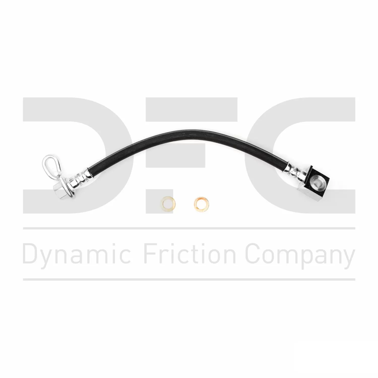 Rear Lower Right Dynamic Friction Company Brake Line Hose 350-54546 Fits select: 2001-2007 FORD ECONOLINE