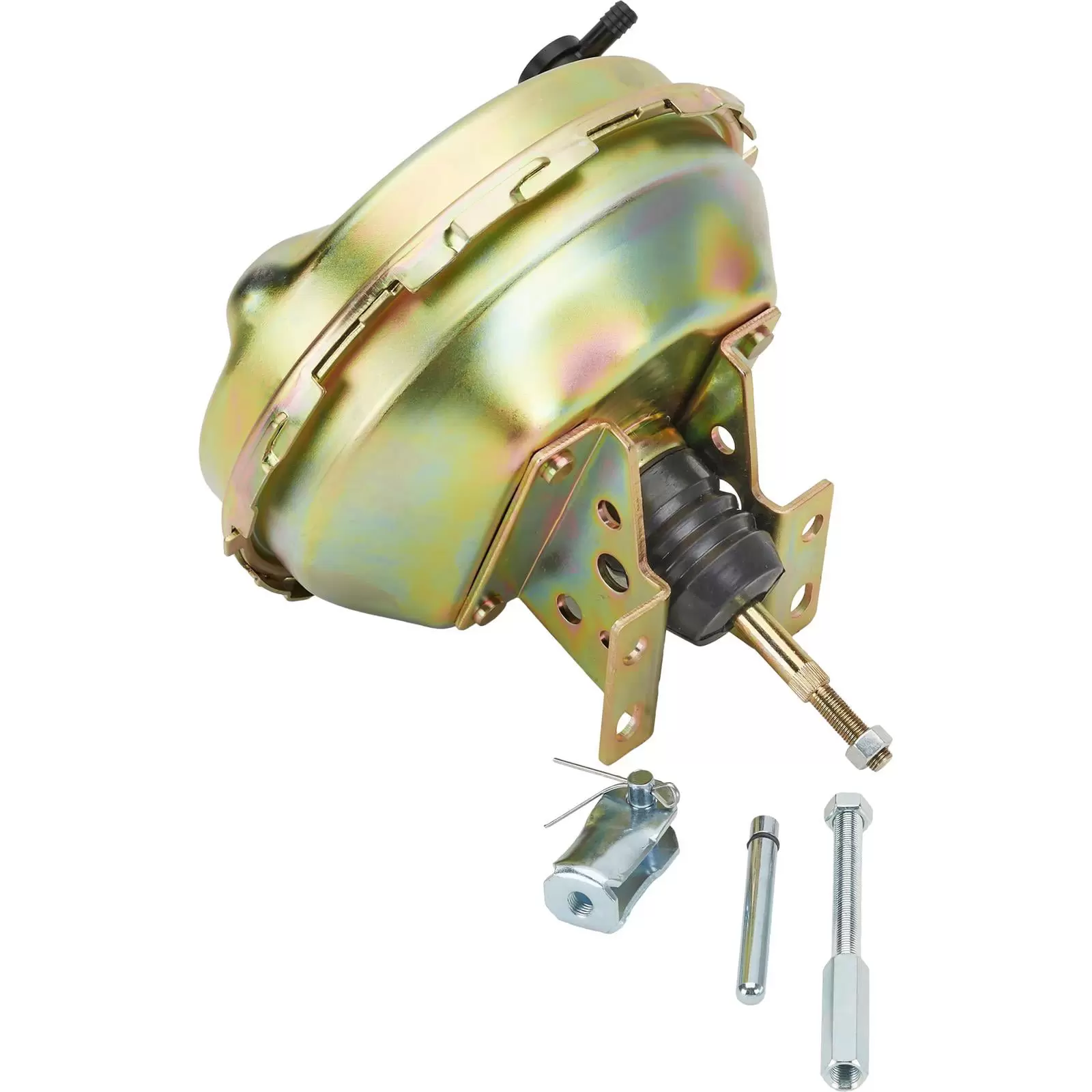 Right Stuff RPB9121 9 Inch Power Brake Booster. Gold Anodized