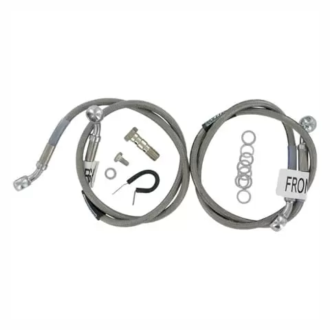 Russell CycleFlex Stainless Steel Front Brake Two-Line Race Kit (R08344)