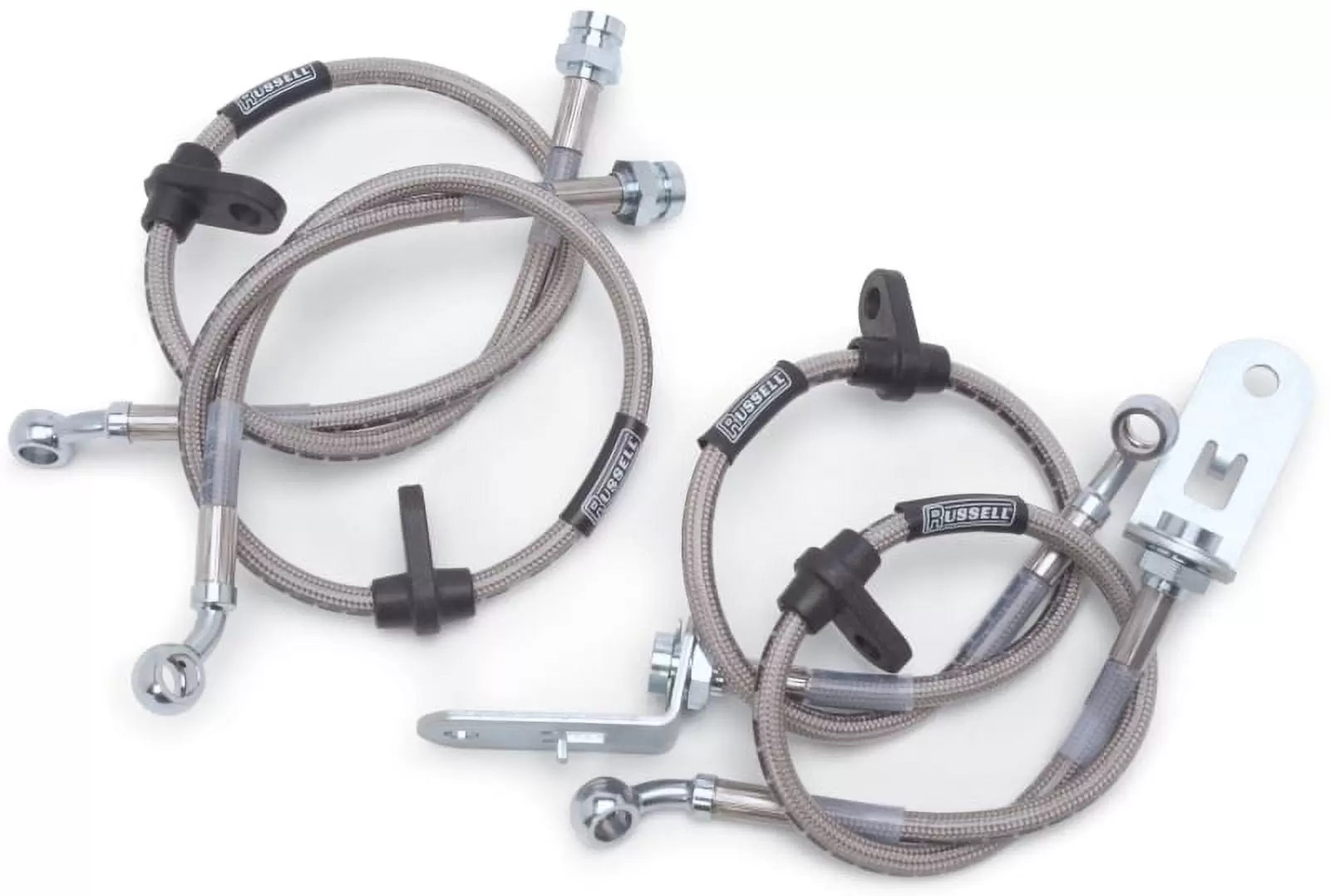 Russell Performance 90-96 Ford F-150 4WD with 4in lift Brake Line Kit Fits select: 1990-1996 FORD BRONCO