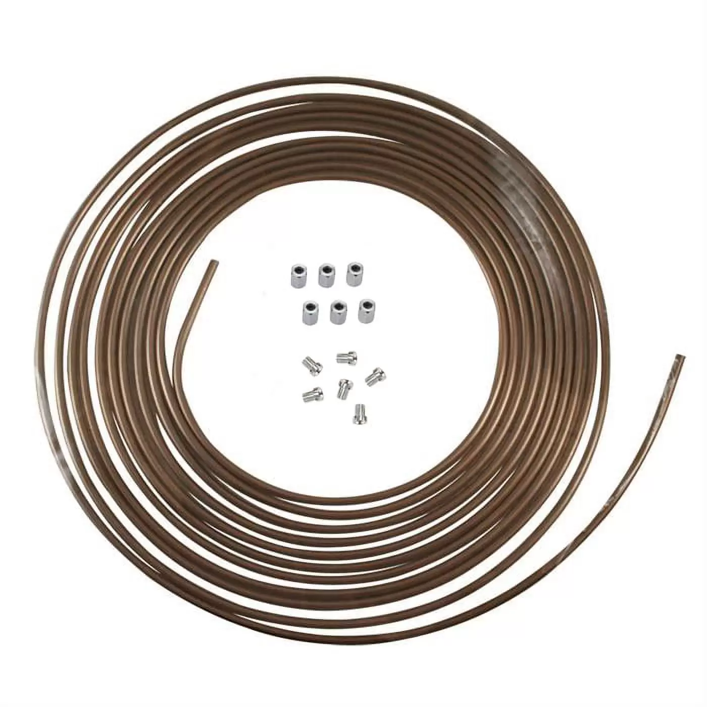 Speedway 3/16 Inch Nickel/Copper Brake Line Kit. Stainless AN3