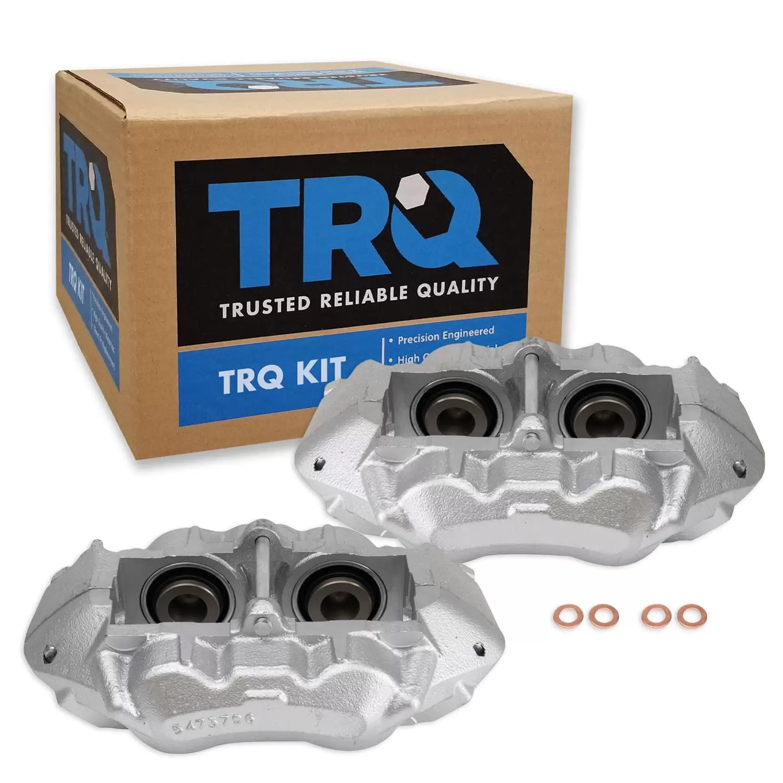 TRQ Front Brake Caliper Set Fits 1965-1982 Chevrolet Corvette CLA32318