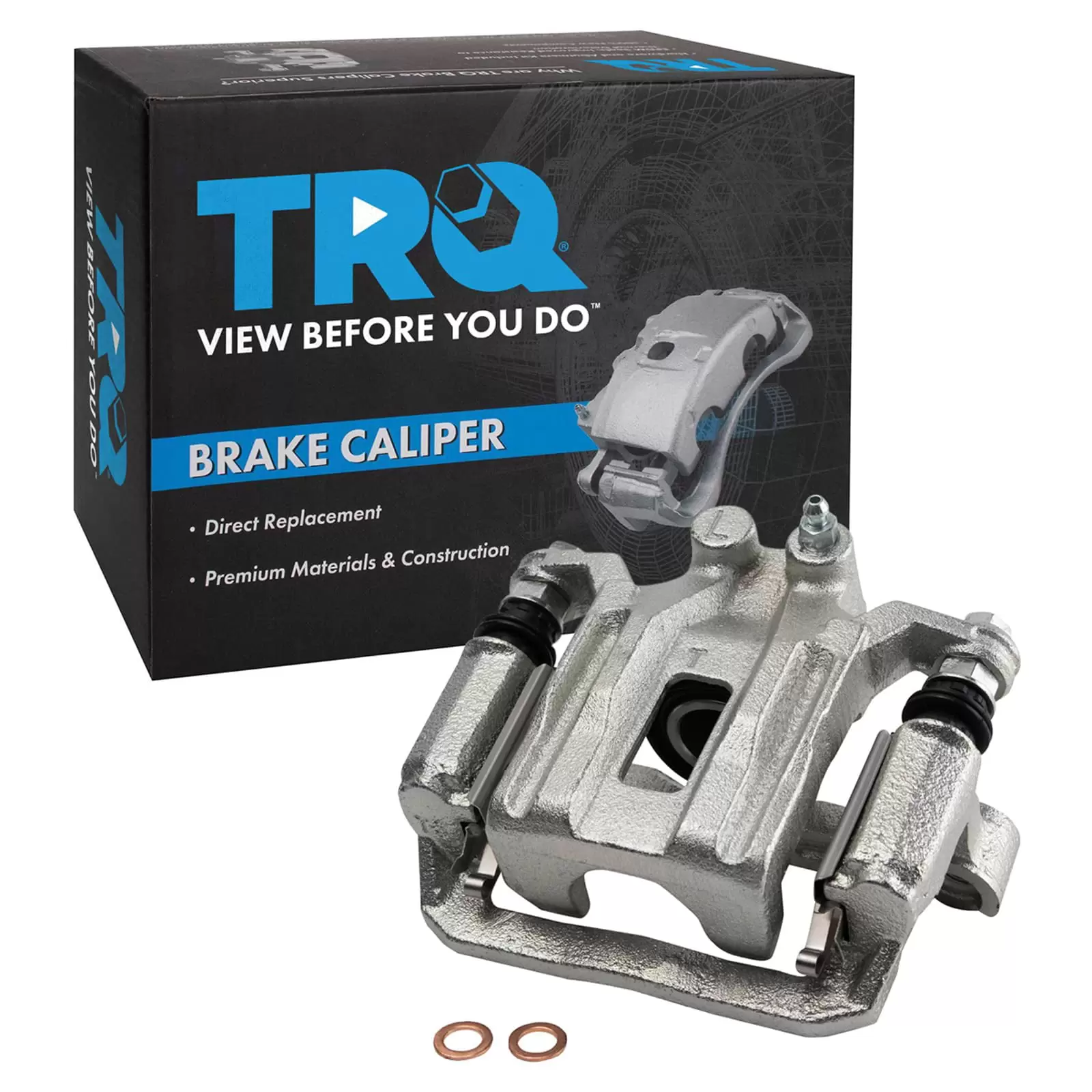 TRQ New Rear Brake Caliper Assembly w/ Bracket & Hardware LH for Nissan Truck CLA35290 Fits select: 2005-2018 NISSAN FRONTIER. 2005-2015 NISSAN XTERRA