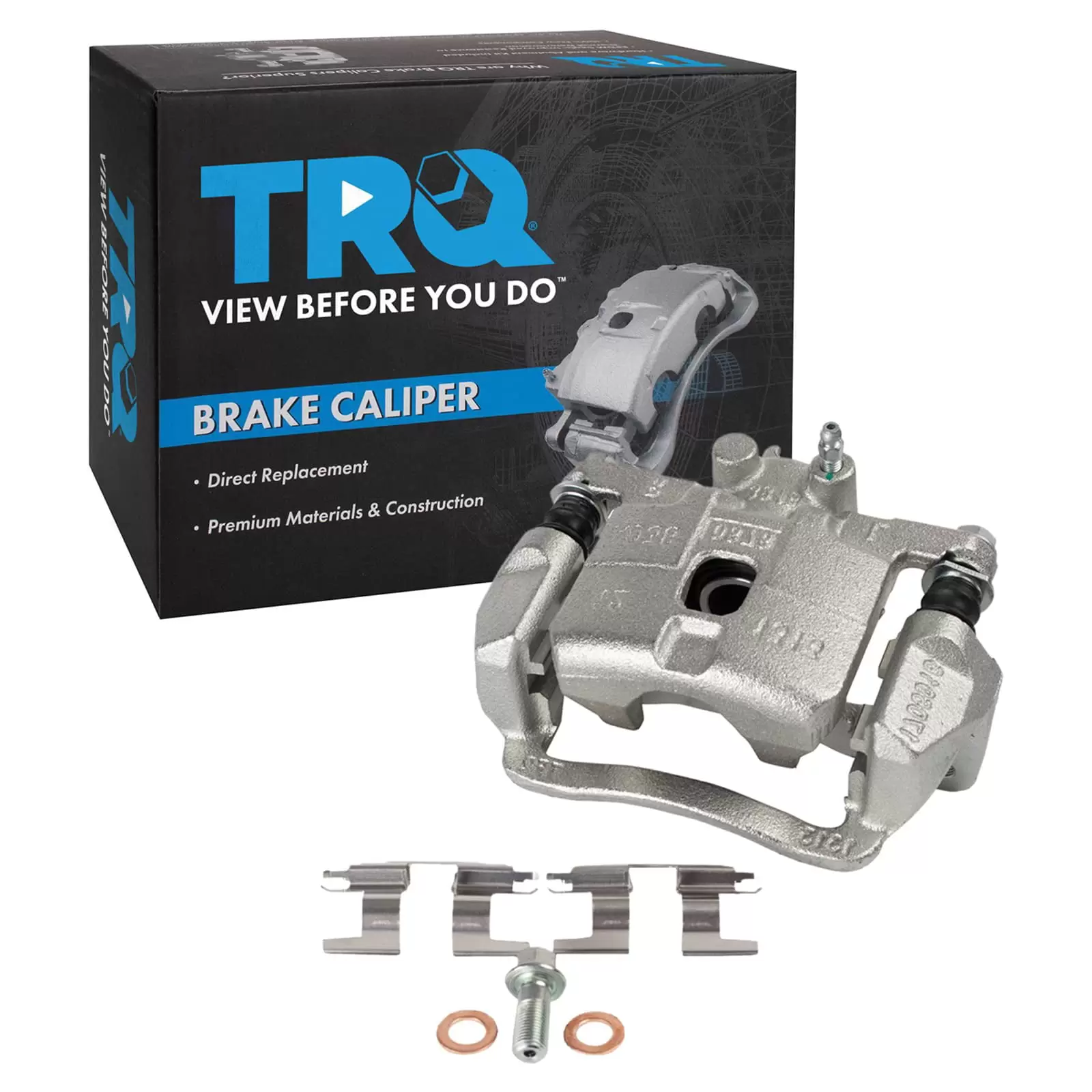 TRQ New Rear Brake Caliper Assembly w/ Bracket & Hardware LH for Subaru Saab CLA31890 Fits select: 2004-2008 SUBARU FORESTER. 2004-2007 SUBARU IMPREZA