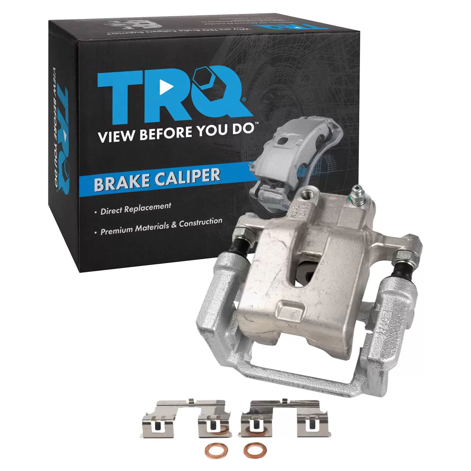 TRQ New Rear Brake Caliper Assembly w/ Bracket & Hardware LH for Chrysler CLA31862 Fits select: 2010-2014 DODGE CHARGER. 2014-2015 CHRYSLER 300C