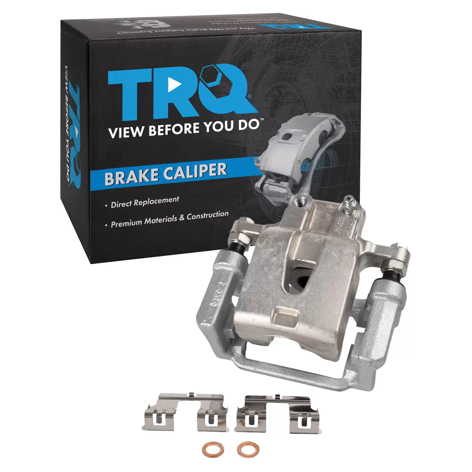 TRQ New Rear Brake Caliper Assembly w/ Bracket & Hardware RH for Chrysler CLA31863 Fits select: 2010-2014 DODGE CHARGER. 2014-2015 CHRYSLER 300C