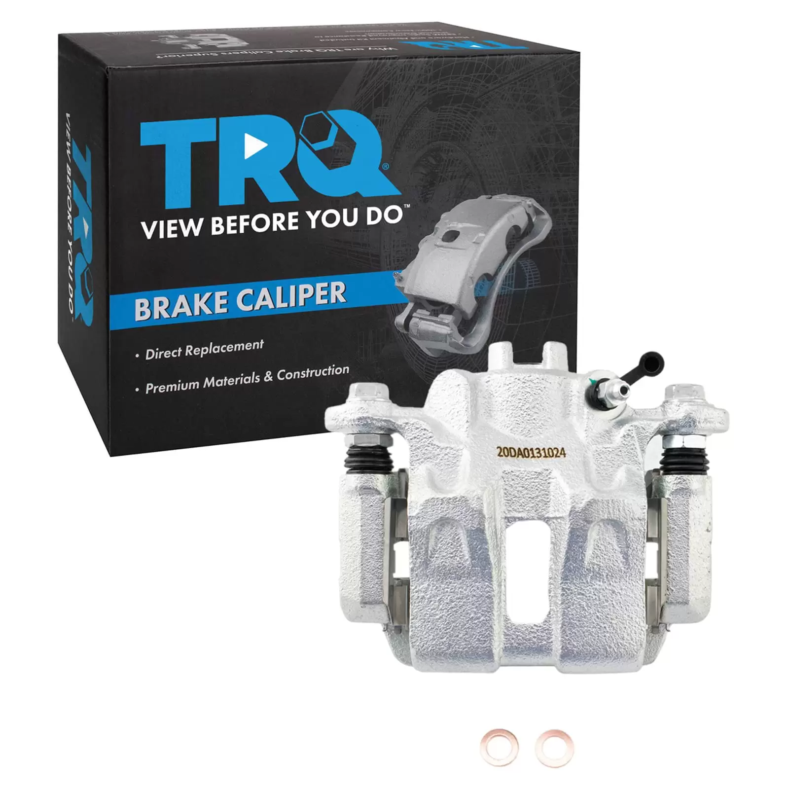 TRQ New Rear Brake Caliper Assembly w/ Bracket & Hardware RH for Odyssey CLA31897 Fits select: 2005-2010 HONDA ODYSSEY