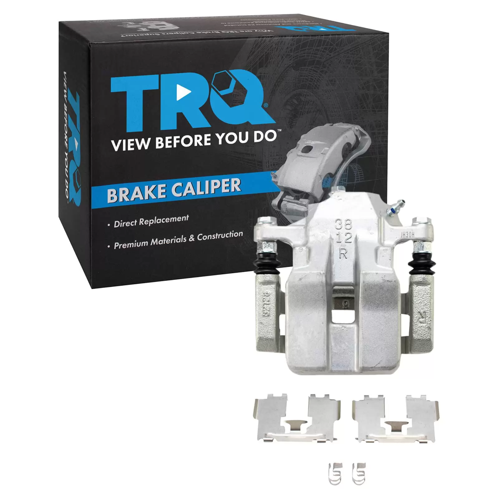 TRQ New Rear Passenger Side Brake Caliper for Toyota Rav4 CLA34702