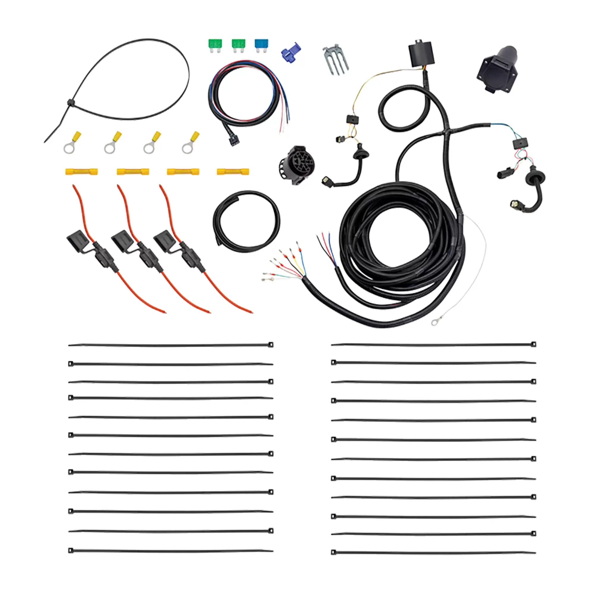 Tekonsha 22114 7 Way Tow Harness Wiring Kit Compatible with Select Ford Models Fits select: 2015-2021 FORD TRANSIT