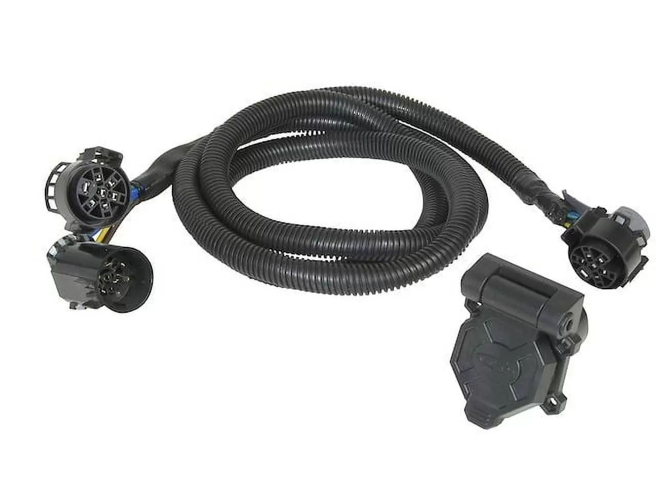 Trailer Wiring Harness - Compatible with 2001 - 2018. 2021 - 2022 Chevy Silverado 2500 HD 2002 2003 2004 2005 2006 2007 2008 2009 2010 2011 2012 2013 2014 2015 2016 2017