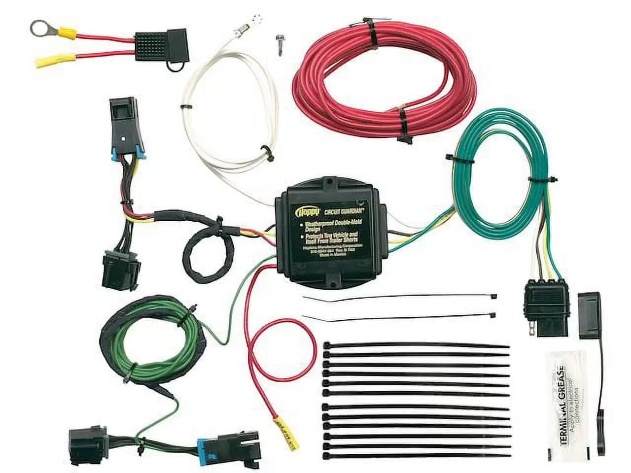 Trailer Wiring Harness - Compatible with 2003 - 2021 GMC Savana 2500 2004 2005 2006 2007 2008 2009 2010 2011 2012 2013 2014 2015 2016 2017 2018 2019 2020