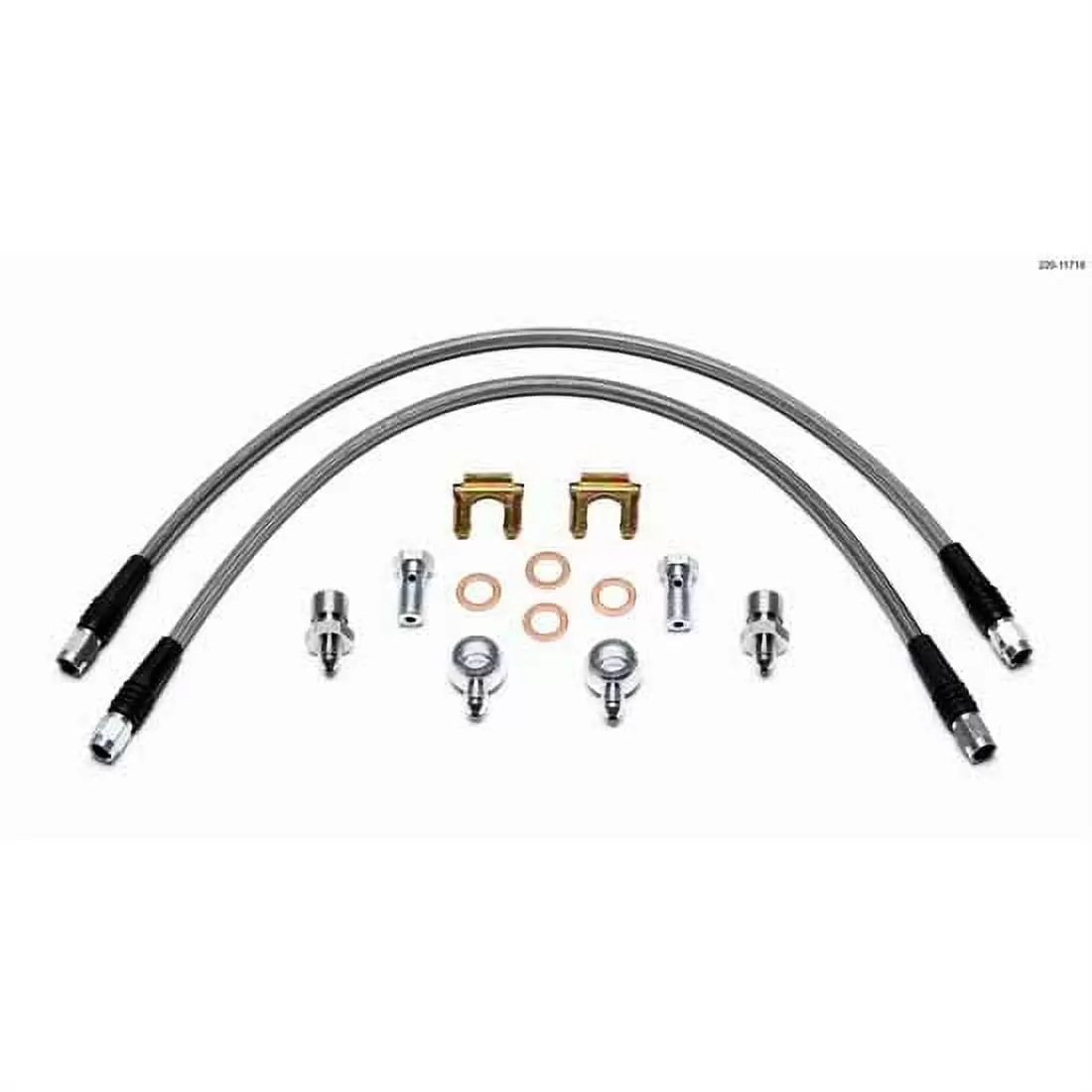 Wilwood 220-11718 Flexline Brake Line Kit. D52 Caliper w/Banjo. 20 In.