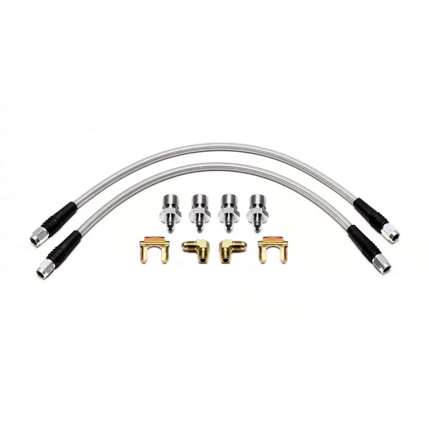 Wilwood 22012296 16 in. Flexline Front Brake Line Kit for 1941-1956 Buick