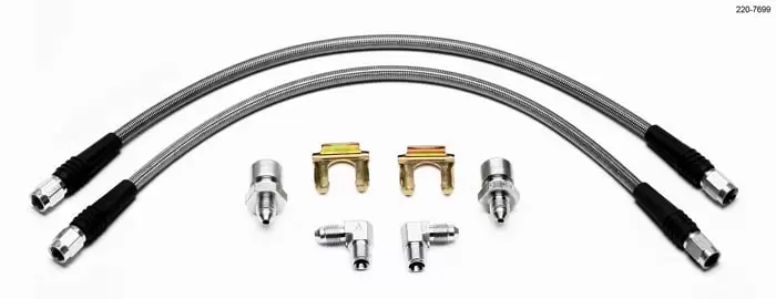 Wilwood Chevy 1955-57 Front Flexline Brake Hose Kit P/N 220-7699