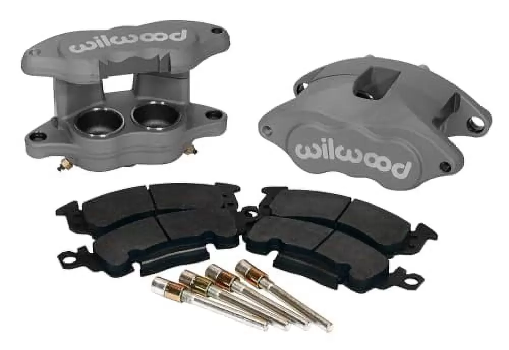 Wilwood D52 Front Caliper Kit - Black Ano 2.00 / 2.00in Piston 1.04in Rotor