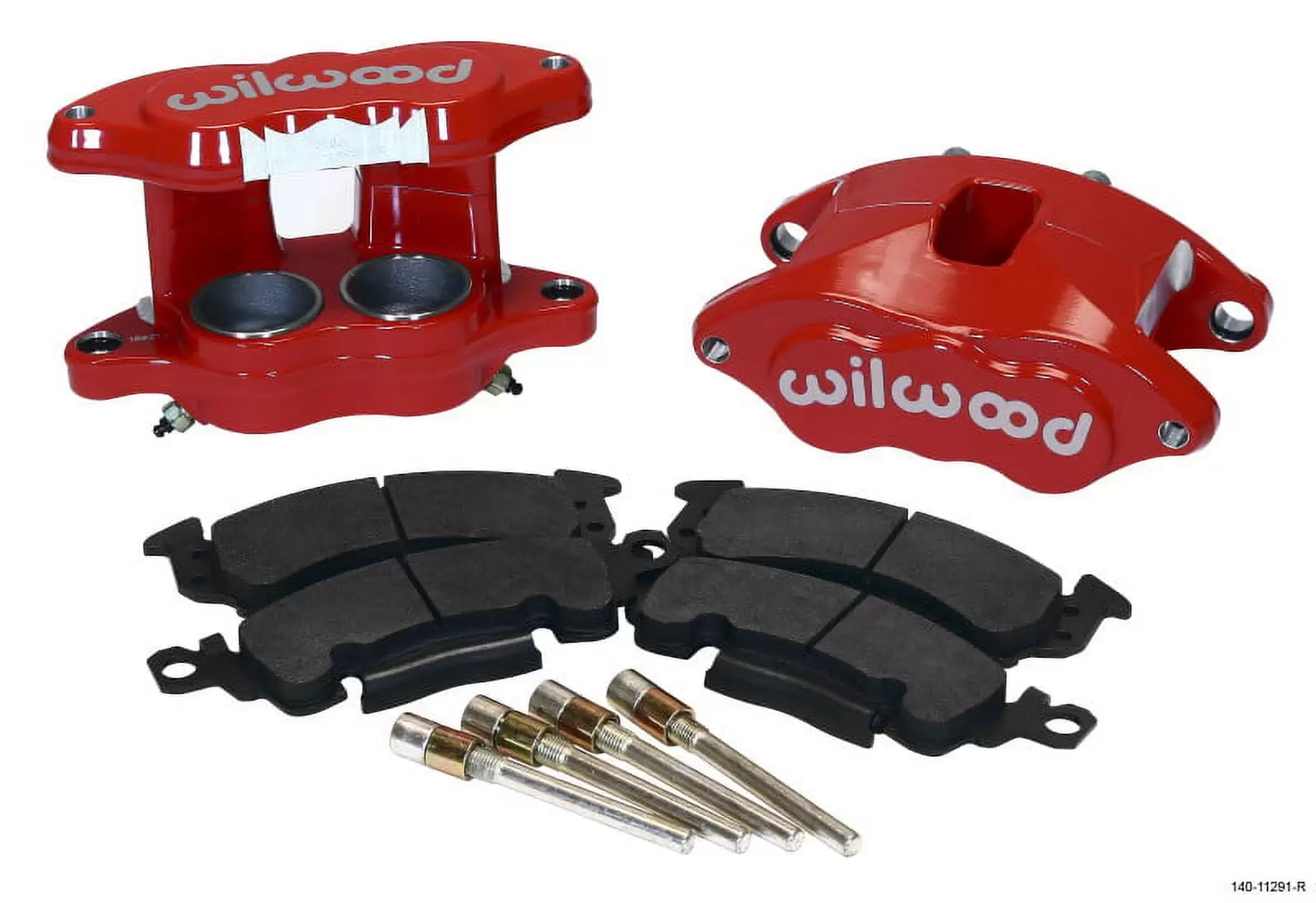 Wilwood D52 Front Caliper Kit - Red 2.00 / 2.00in Piston 1.04in Rotor