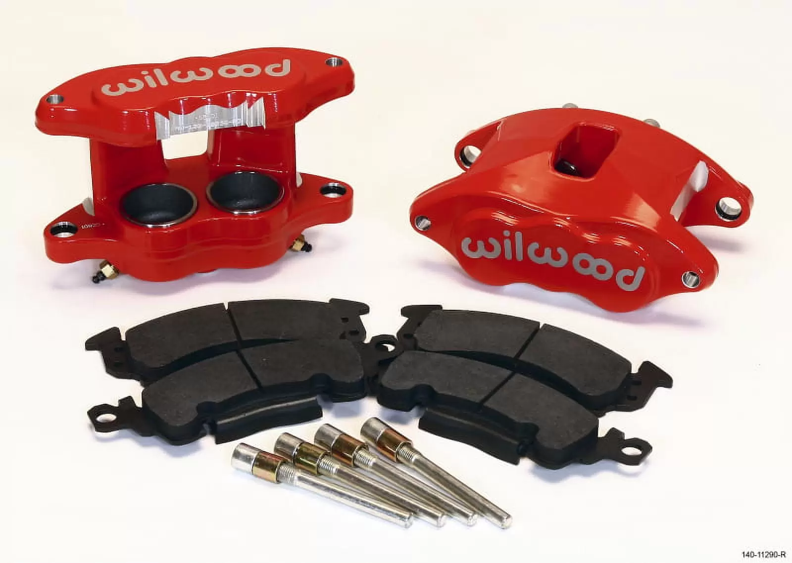 Wilwood D52 Front Caliper Kit - Red 2.00 / 2.00in Piston 1.28in Rotor