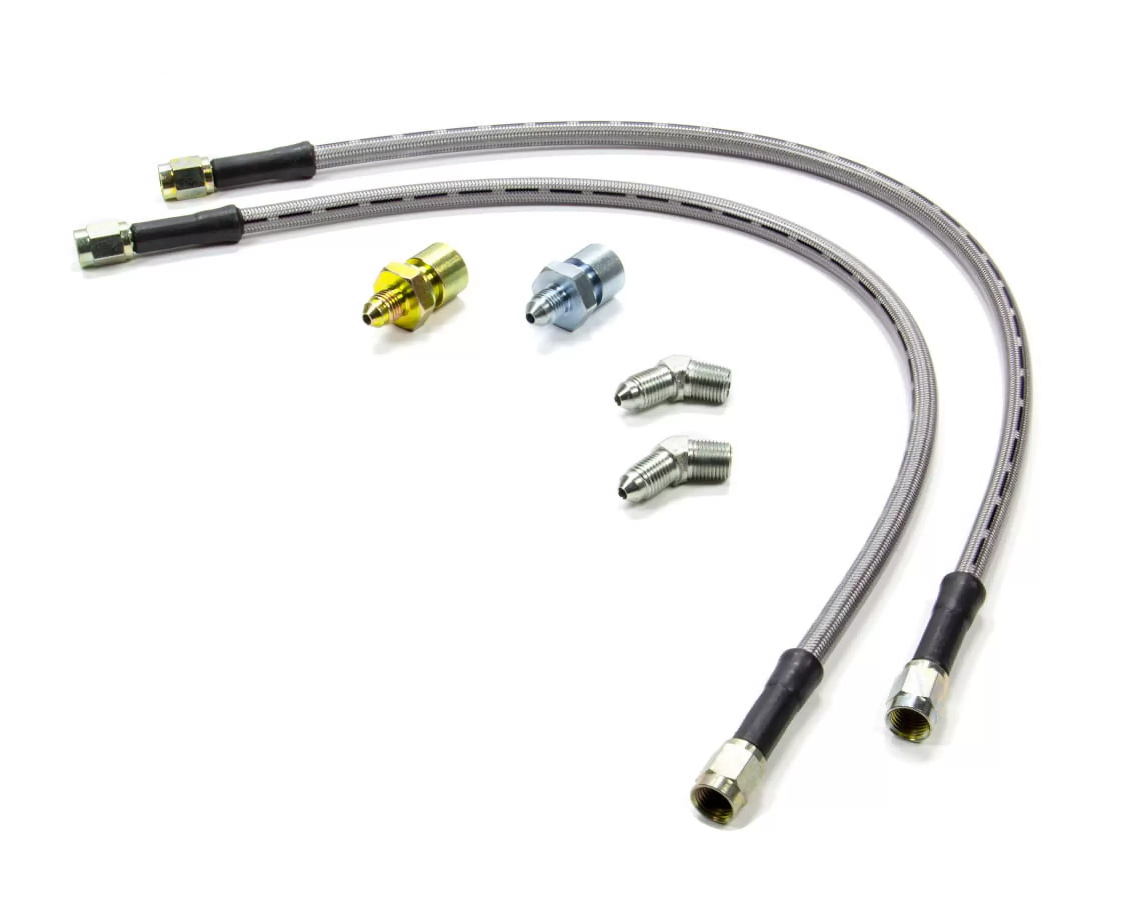 Wilwood Ford Mustang 1994-2004 Front Flexline Brake Hose Kit P/N 220-6458