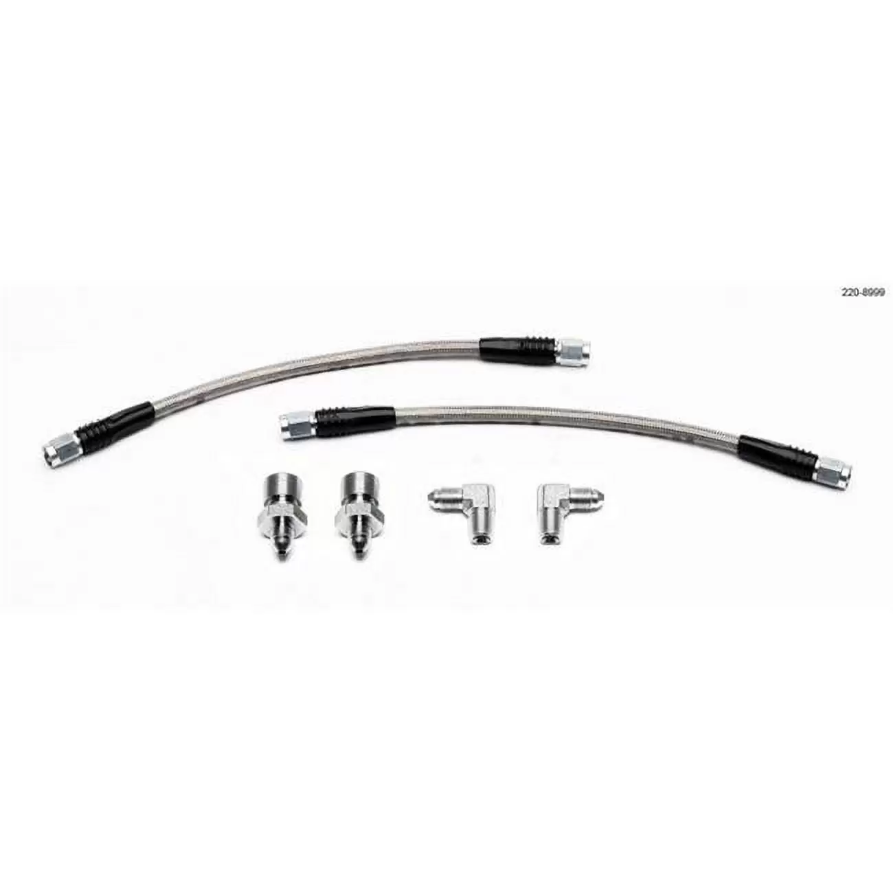 Wilwood GM 1500/2500 Rear (w/13in Rotor) 10in OAL Flexline Brake Hose w/Fittings