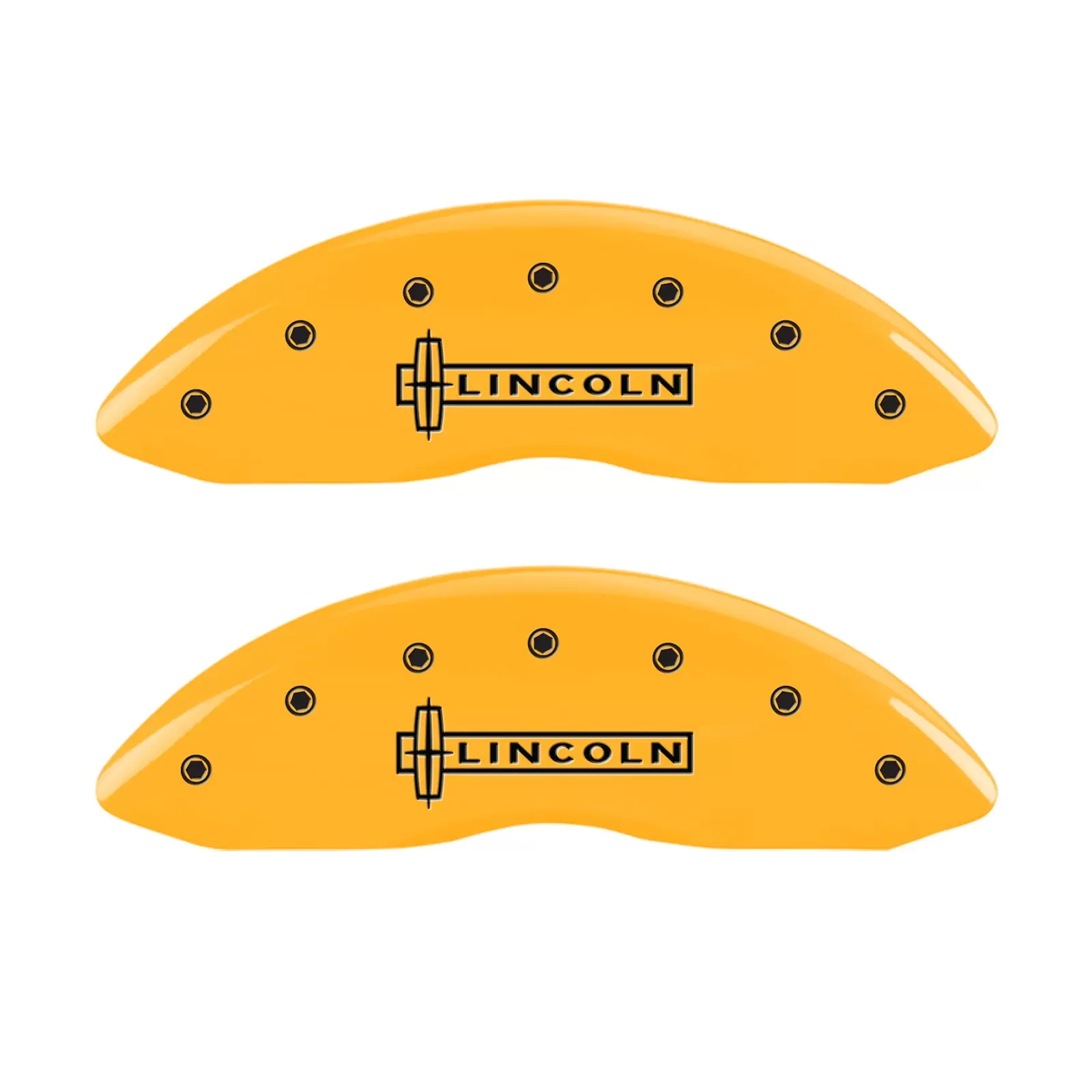 Yellow Star Caliper Covers for 2003-2006 Lincoln Navigator by MGP