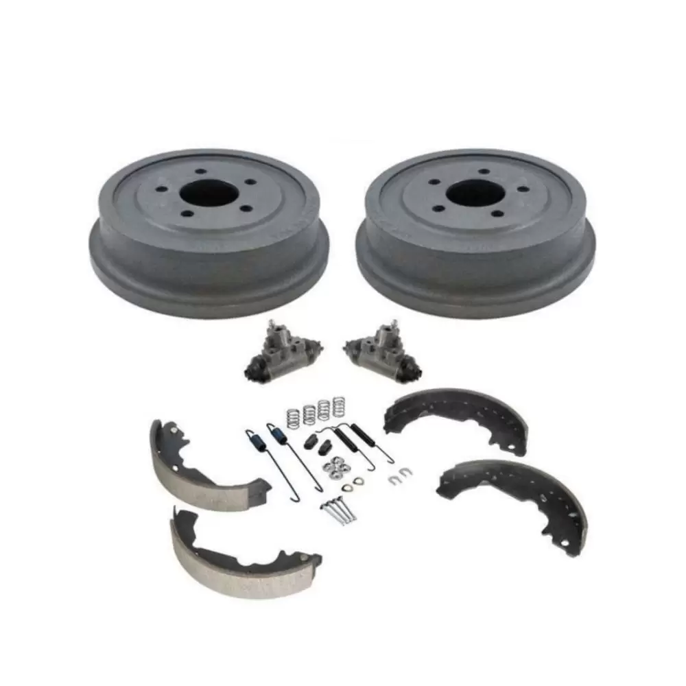 Rear Drums Brake Shoes Wheel Cylinders Spring Kit For Chevrolet Pontiac Saturn