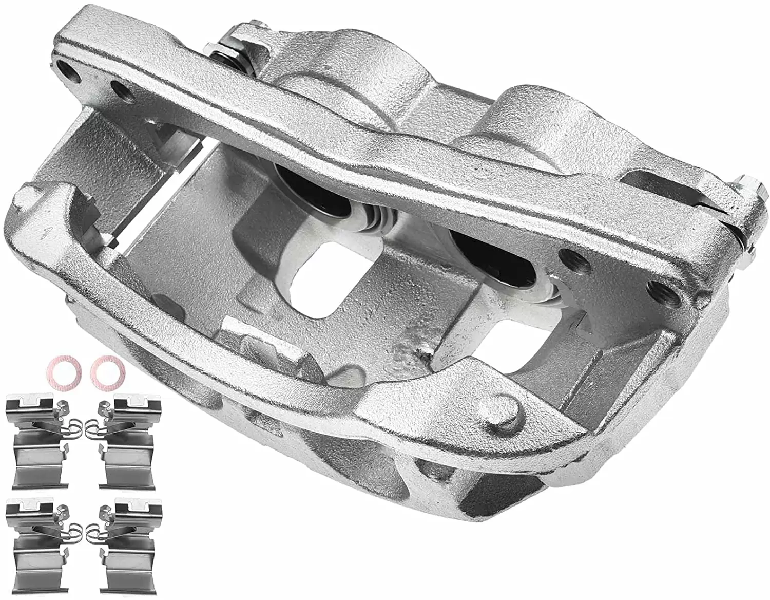 A-Premium Brake Caliper Assembly with Bracket Compatible with Ford F-450 F-550 Super Duty 2017-2020 Front Driver Side